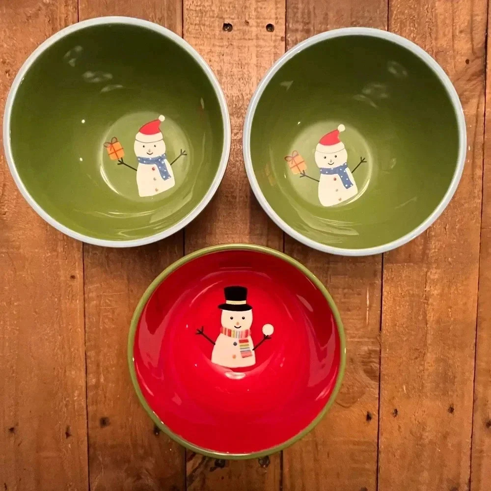 Set of Three Ceramic Bowls
